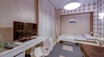Фото номера Двухместный номер с 1 диваном-кроватью Гостиница ArtApart г. Санкт-Петербург 3
