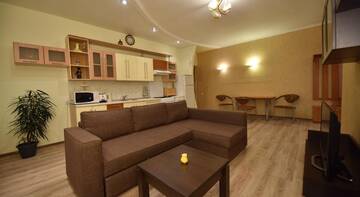Фото номера Апартаменты с 2 спальнями: ул. Рубинштейна, 1 Гостиница Bergus Apartments г. Санкт-Петербург 11