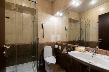 Фото номера Номер стандарт с 2 односпальными кроватями Отель Ломоносов г. Санкт-Петербург 3