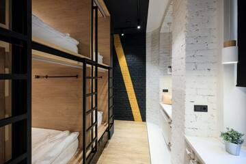 Фото номера Капсула в 6-ти местной комнате Гостевой дом InBox Capsule Hotel г. Санкт-Петербург 3