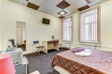 Фото номера Двухместный номер «Комфорт» с 1 кроватью Гостиница SuperHostel на Литейном 41 г. Санкт-Петербург 2