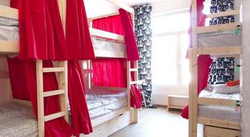Фото номера Кровать в общем 6-местном номере Хостел Cat House г. Санкт-Петербург 2