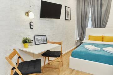 Фото номера Стандарт двухместный с 1 кроватью Апарт-отель TakeRoom Боровая г. Санкт-Петербург 25