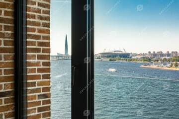 Фото номера Люкс с панорамным видом на реку Апарт-отель Докландс г. Санкт-Петербург 4