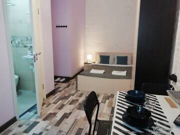 Фото номера Двухместный номер с 1 кроватью и креслом-кроватью Отель Boho Loft Hotel Nevsky г. Санкт-Петербург 12