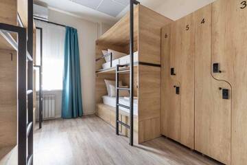 Фото номера Кровать  в  6-местном номере Хостел 338 г. Санкт-Петербург 10