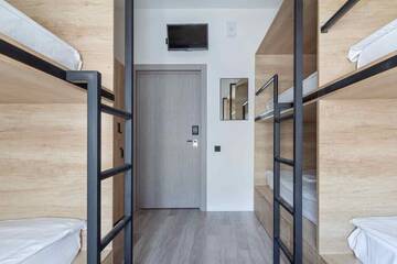 Фото номера Кровать в общем 6-местном номере  Хостел 338 г. Санкт-Петербург 6