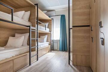 Фото номера Кровать в общем номере с 4 кроватями Хостел 338 г. Санкт-Петербург 19