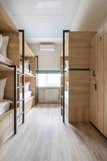 Фото номера Кровать  в  6-местном номере Хостел 338 г. Санкт-Петербург 24