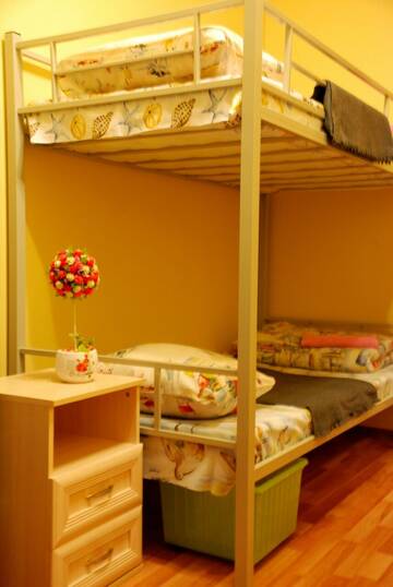 Фото номера Кровать в 4-местной общей женской комнате Гостиница Hostel GoodHoliday г. Санкт-Петербург 7