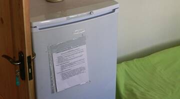 Фото номера Стандартный двухместный номер с 2 отдельными кроватями и общей ванной комнатой Хостел Караван-Сарай на Сенном г. Санкт-Петербург 9