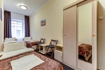 Фото номера Трехместный номер с общей ванной комнатой Гостиница SSHostel Nevskiy 130 г. Санкт-Петербург 3