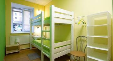 Фото номера Кровать в четырёхместной женской комнате Хостел CityLime Hostel г. Санкт-Петербург 2