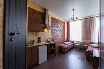 Фото номера Апартаменты с 2 отдельными кроватями Апарт-отель LeoHotels На Рижском г. Санкт-Петербург 11