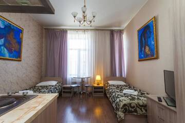 Фото номера Апартаменты с 2 отдельными кроватями Апарт-отель LeoHotels На Рижском г. Санкт-Петербург 16