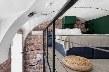 Фото номера Двухуровневые улучшенные апартаменты Гостиница 1715 Duplex Hotel г. Санкт-Петербург 4