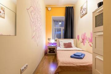 Фото номера Небольшой одноместный номер Мини-отель Boho Home Hotel на Невском г. Санкт-Петербург 6
