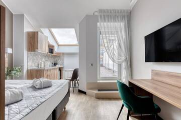 Фото номера Стандартный двухместный номер с террасой  Отель Welton Сlub Hotel &amp; Apartments г. Санкт-Петербург 7