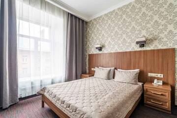Фото номера Двухместный номер с 1 кроватью или 2 отдельным кроватями Гостиница Кравт Отель г. Санкт-Петербург 8