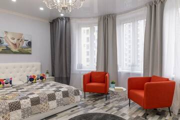 Фото номера Апартаменты-студио с гидромассажной ванной Апарт-отель Royal Capital Apartments г. Санкт-Петербург 8