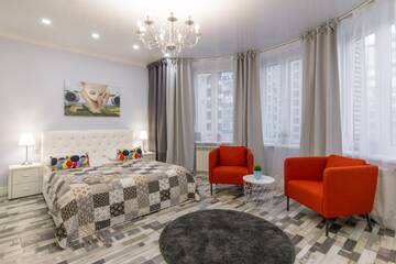 Фото номера Апартаменты-студио с гидромассажной ванной Апарт-отель Royal Capital Apartments г. Санкт-Петербург 2