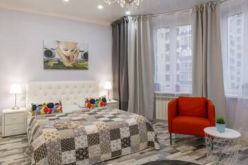 Фото номера Апартаменты-студио с гидромассажной ванной Апарт-отель Royal Capital Apartments г. Санкт-Петербург 16