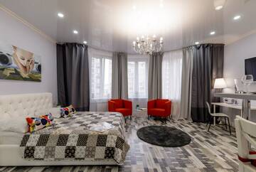 Фото номера Апартаменты-студио с гидромассажной ванной Апарт-отель Royal Capital Apartments г. Санкт-Петербург 26