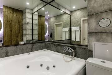 Фото номера Апартаменты-студио с гидромассажной ванной Апарт-отель Royal Capital Apartments г. Санкт-Петербург 13