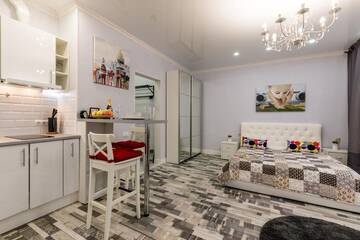 Фото номера Апартаменты-студио с гидромассажной ванной Апарт-отель Royal Capital Apartments г. Санкт-Петербург 12