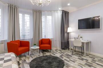 Фото номера Апартаменты-студио с гидромассажной ванной Апарт-отель Royal Capital Apartments г. Санкт-Петербург 20