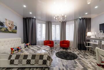 Фото номера Апартаменты-студио с гидромассажной ванной Апарт-отель Royal Capital Apartments г. Санкт-Петербург 3