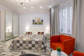 Фото номера Апартаменты-студио с гидромассажной ванной Апарт-отель Royal Capital Apartments г. Санкт-Петербург 24