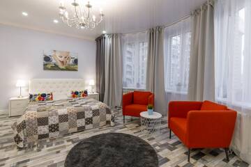 Фото номера Апартаменты-студио с гидромассажной ванной Апарт-отель Royal Capital Apartments г. Санкт-Петербург 22
