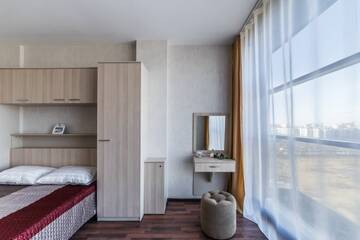 Фото номера Однокомнатные Апартаменты с кухней-гостиной Апартаменты Панорамные Апартаменты S16 г. Санкт-Петербург 15
