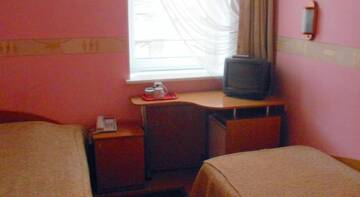 Фото номера Двухместный номер с 2 отдельными кроватями Гостиница Отель на Бумажной г. Санкт-Петербург 6